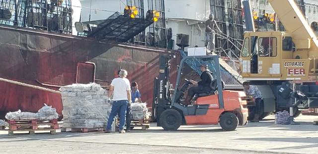 Intensa actividad en el puerto por temporada del calamar